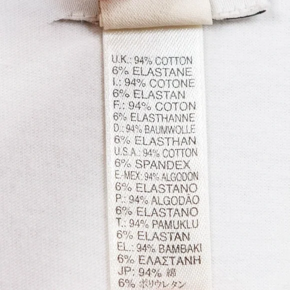 DIESEL Underwear The Essential V-Neck Short Sleeve T-Shirt Cotton White Mens L - Picture 6 of 6